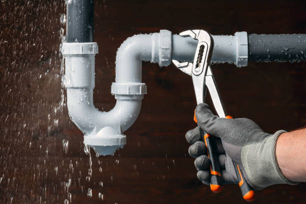 Professional Emergency Plumber technician working in Fairwater, WI